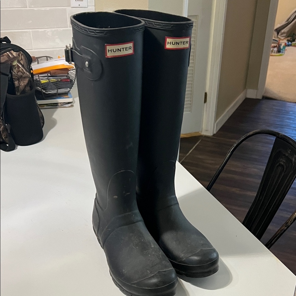 Hunter Classic Black Waterproof Boots